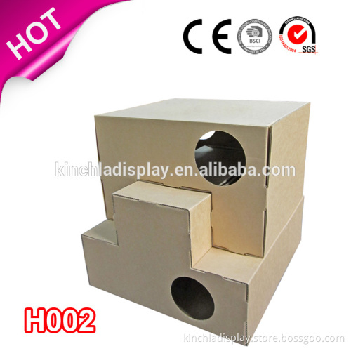 Eco Friendly Assembled Paper Material Cat House